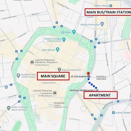 Spacious Zyblikiewicza Street *